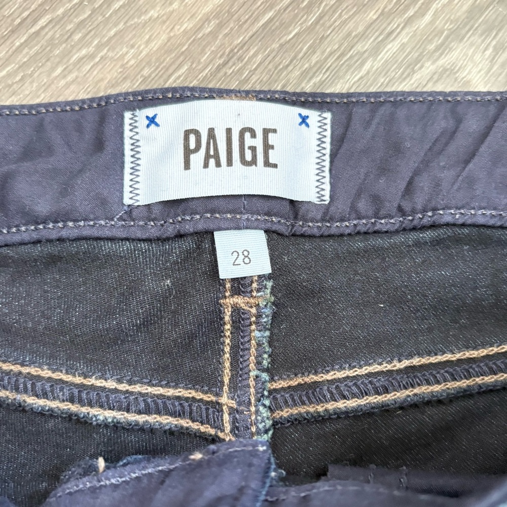 Paige denim hoxton straight dark wash jeans - Picture 2 of 4
